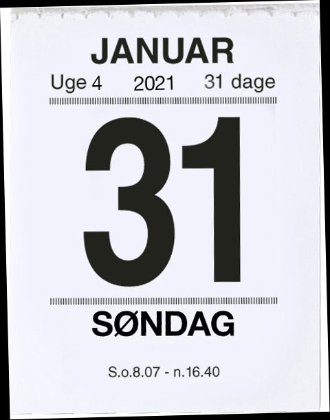 Broderikalender m/split 2021 5 x 6 cm Mayland