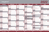 Dobbelt halvårskalender 2022 44 x 29 cm Mayland