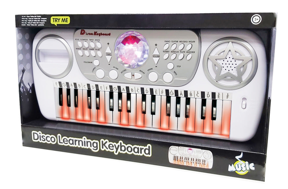 Disco learning keyboard