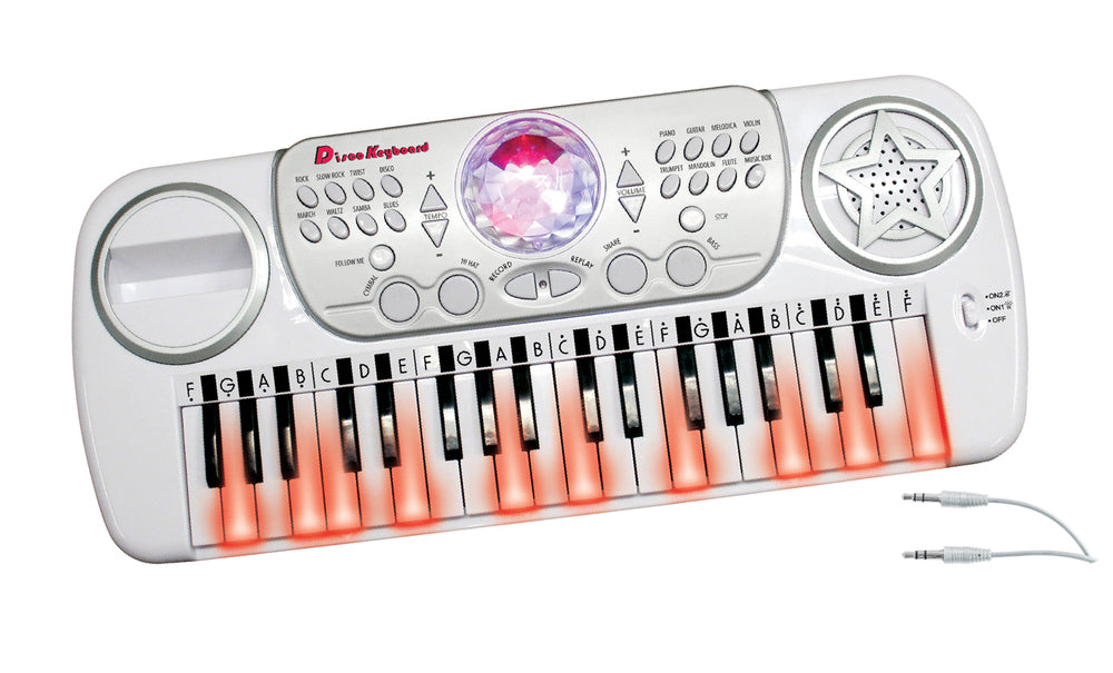 Disco learning keyboard