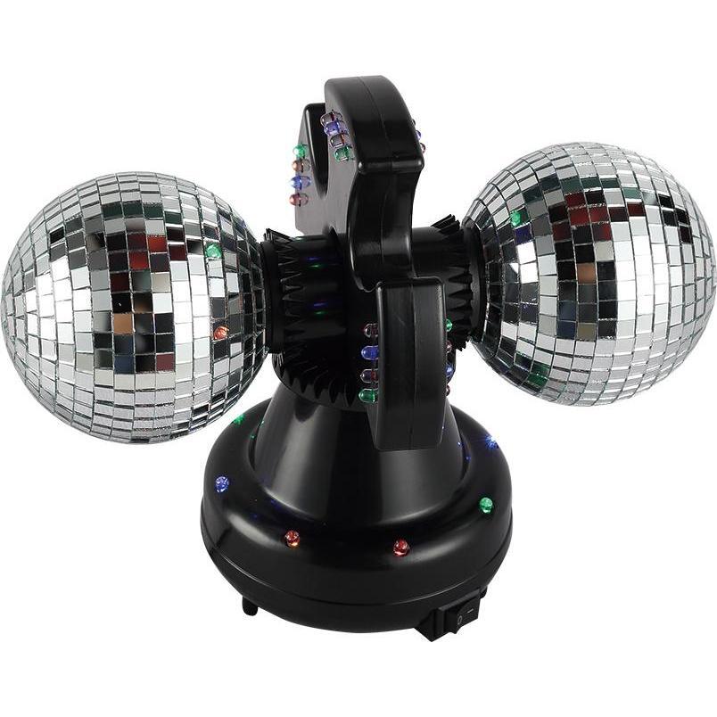 Dobbelt Spejldiscokugle