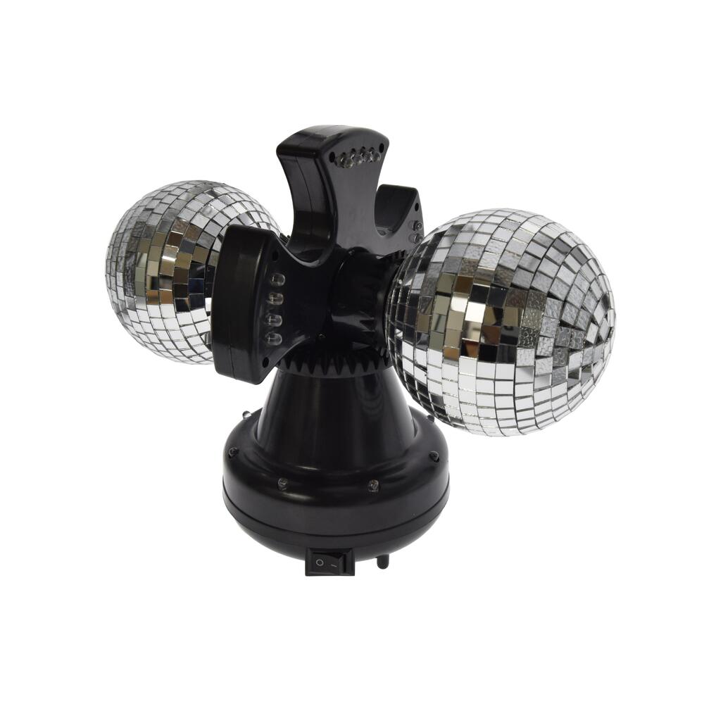 Dobbelt Spejldiscokugle