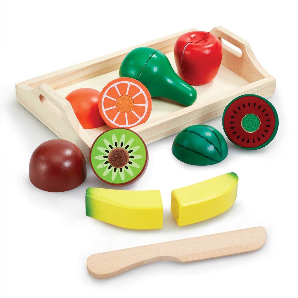 Slicing food playset fruit