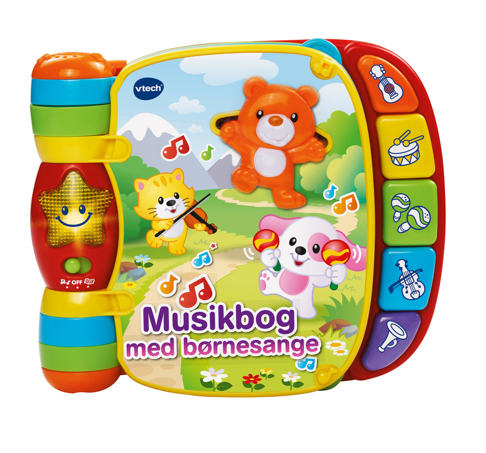 Vtech Baby musikbog med børnesange