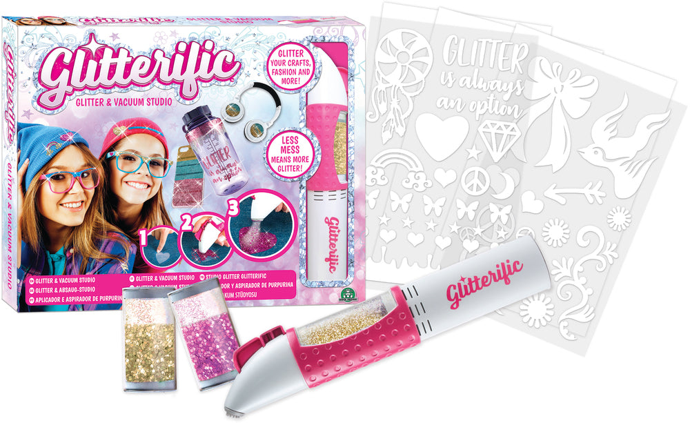 Glitterific glitter og vacuum studie
