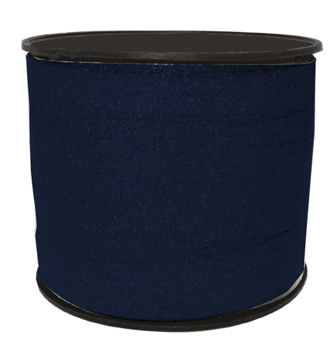 Gavebånd mørkeblå glitter 10 mm x 50 m