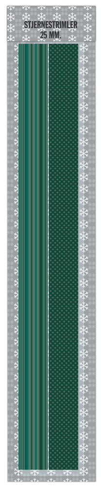 Stjernestrimler glitter 25 mm