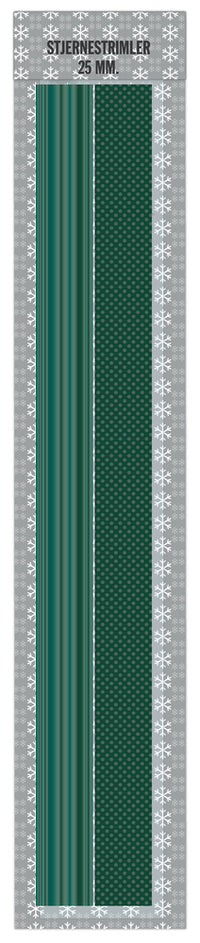 Stjernestrimler glitter 25 mm