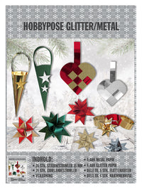 Hobbypose familie luksus glitter/metal