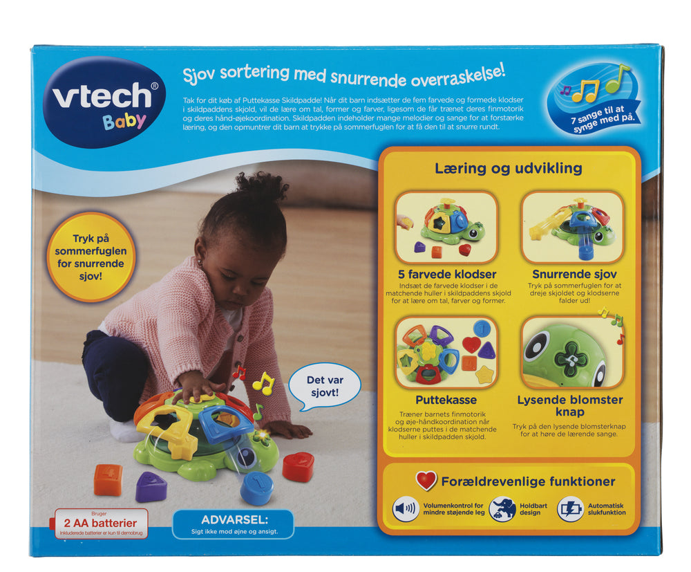 Vtech Baby Puttekasse Skildpadde