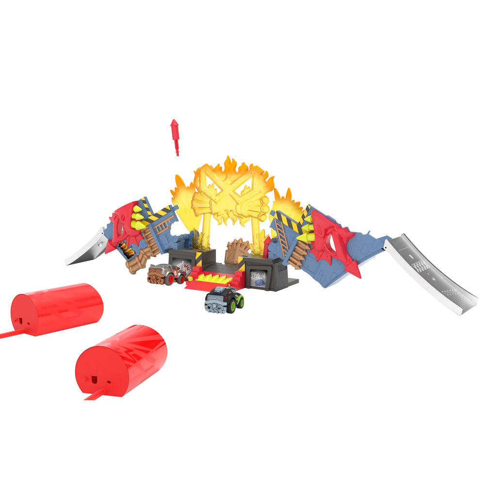 Boom city racers firework factory playset
