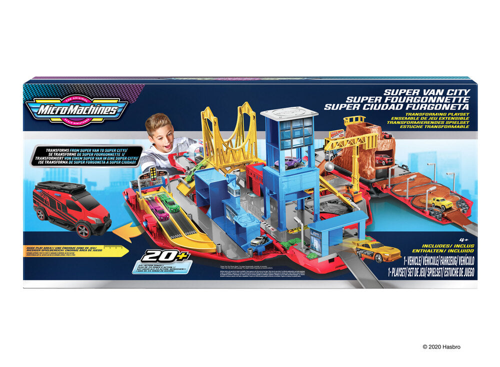 Super van city large playset