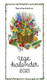 Ugekalenderbogen 9,5 x 17 2021