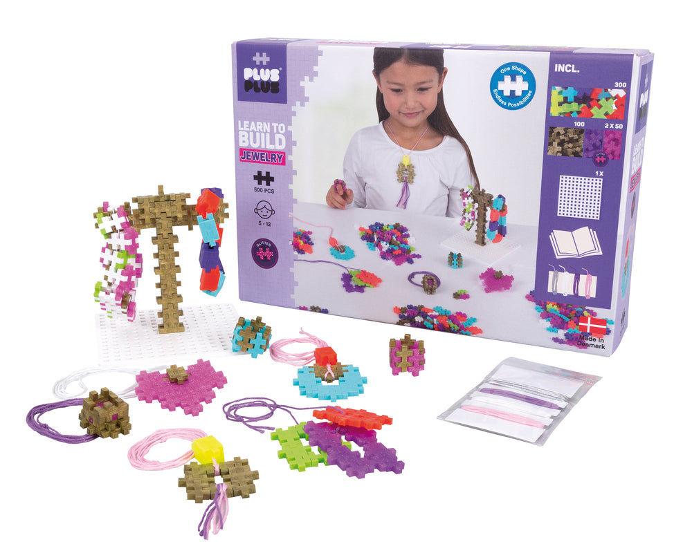 Plus-Plus learn to build jewelry