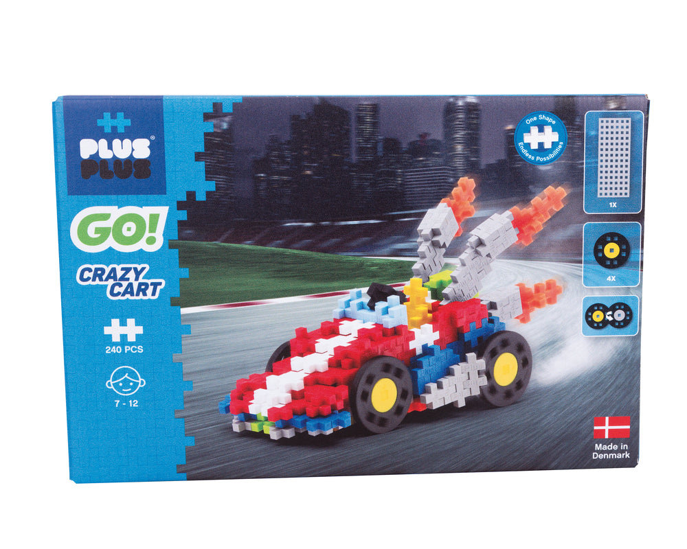 Plus-Plus go crazy cart