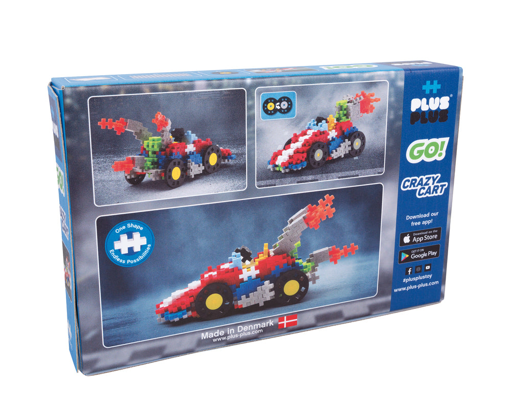 Plus-Plus go crazy cart