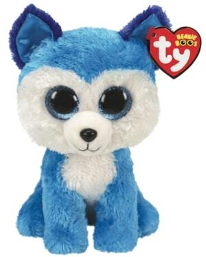 Ty Beanie Boos Prince blå husky 15,5 cm