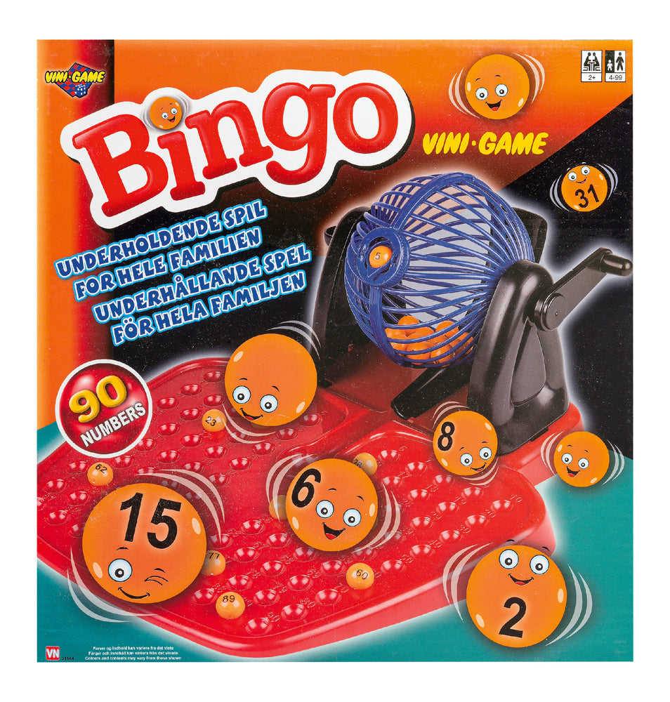 Bingo spil med tromle