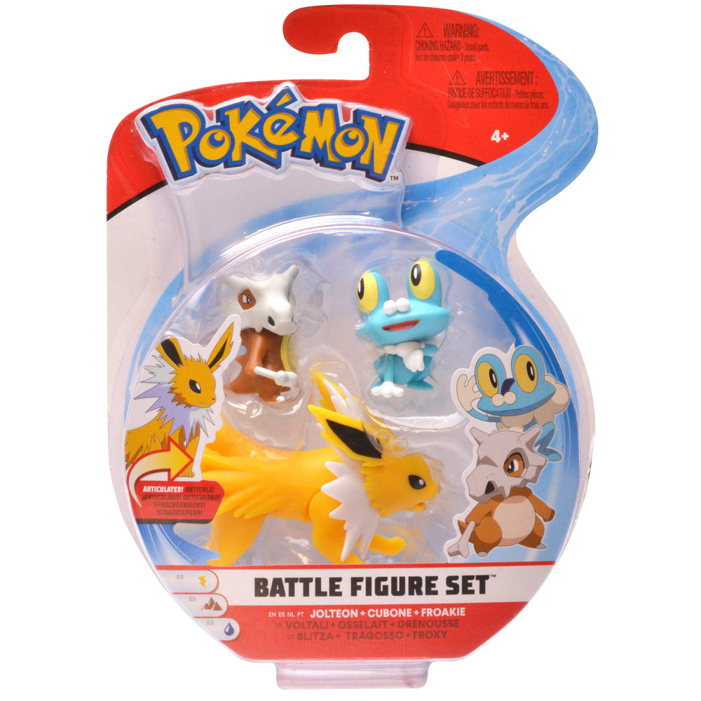 Pokémon battle figure 3 pack asst