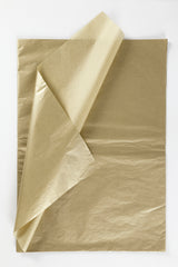 Silkepapir guld 6 ark 50x70 cm 17 g.