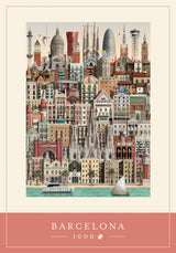 Puslespil barcelona 1000 brikker