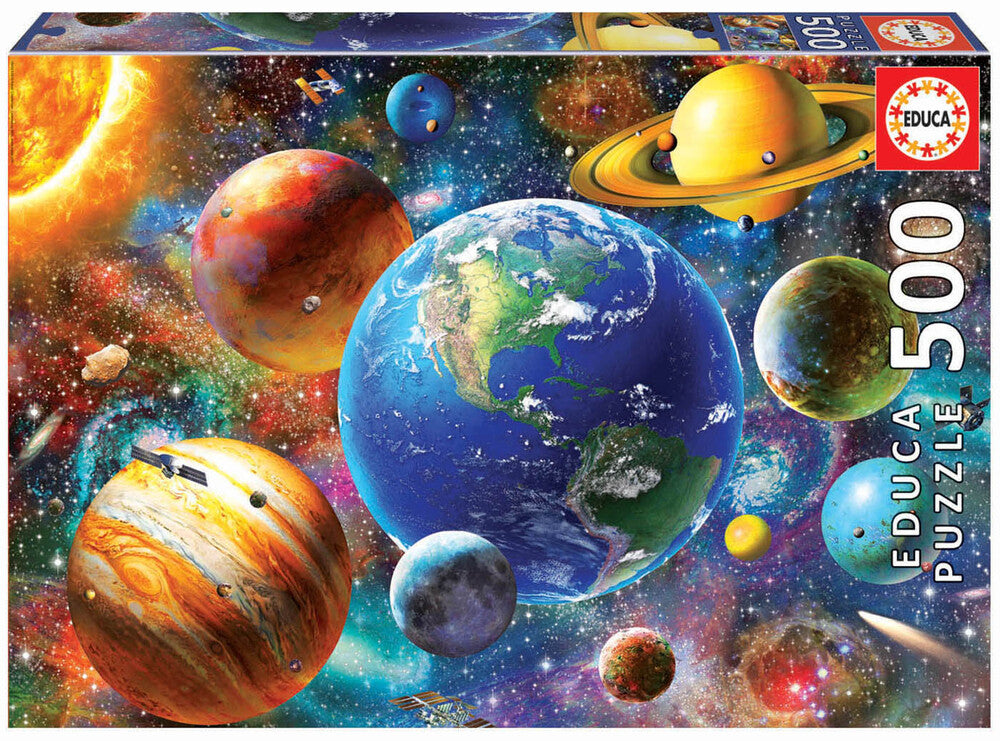 Puslespil Solarsystem 500 brikker