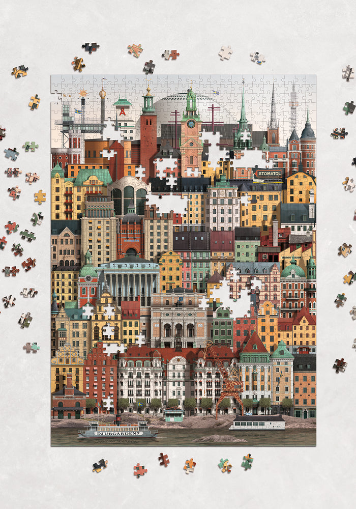 Puslespil stockholm 1000 brikker