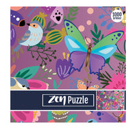 Zen puslespil fugle og blomster 1000 brikker