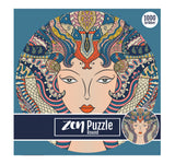Zen puslespil rund slange dame 1000 brikker