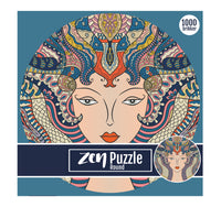 Zen puslespil rund slange dame 1000 brikker