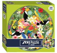 Zen puslespil rund tucan 500 brikker