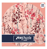 Zen puslespil rund japansk have 500 brikker