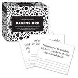 Citat evighedskalender dagens ord sort/hvid 366 dage