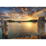 Puslespil sunset over pittwater 1000 brikker