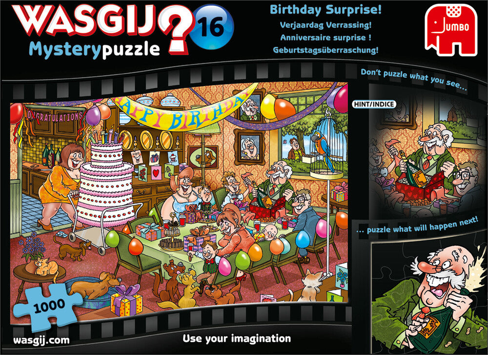 Puslespil birthday surprise 1000 brikker