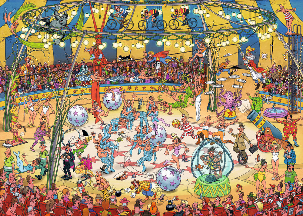 JVH PUSLESPIL ACROBAT CIRCUS 1000 BRIKKER