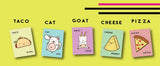 Taco cat goat cheese pizza
