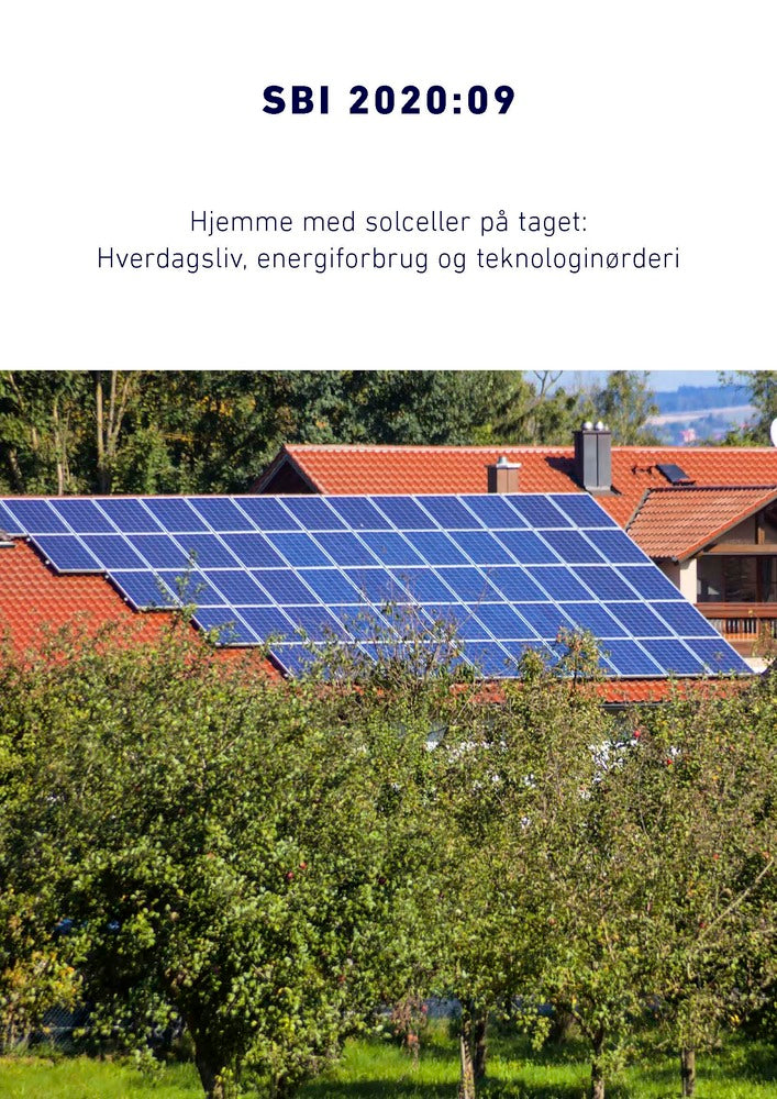 Hjemme med solceller på taget