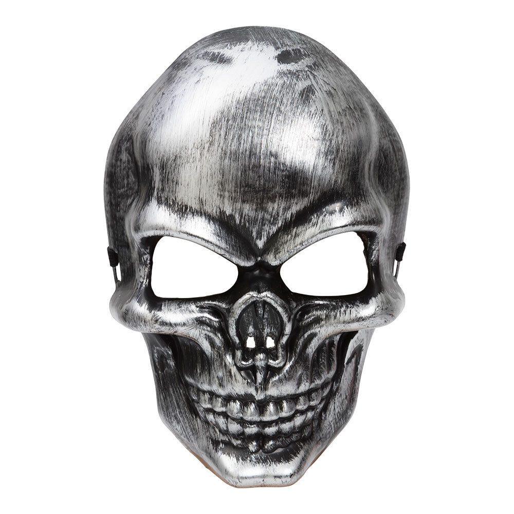 Sølv skelet maske