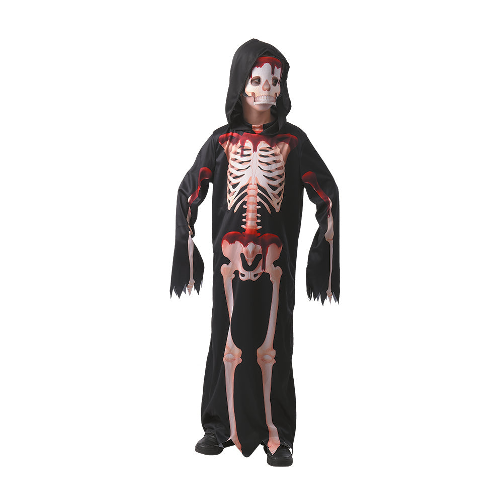 Skeletdragt m blod
