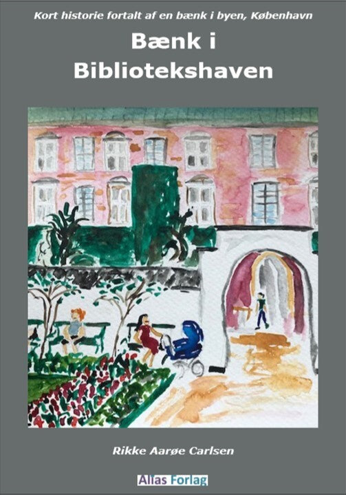 Bænk i Bibliotekshaven