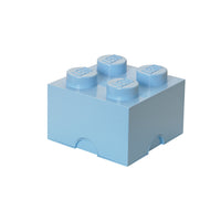 LEGO opbevaringskasse 4 - lyseblå