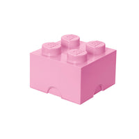 LEGO opbevaringskasse 4 - lyserød