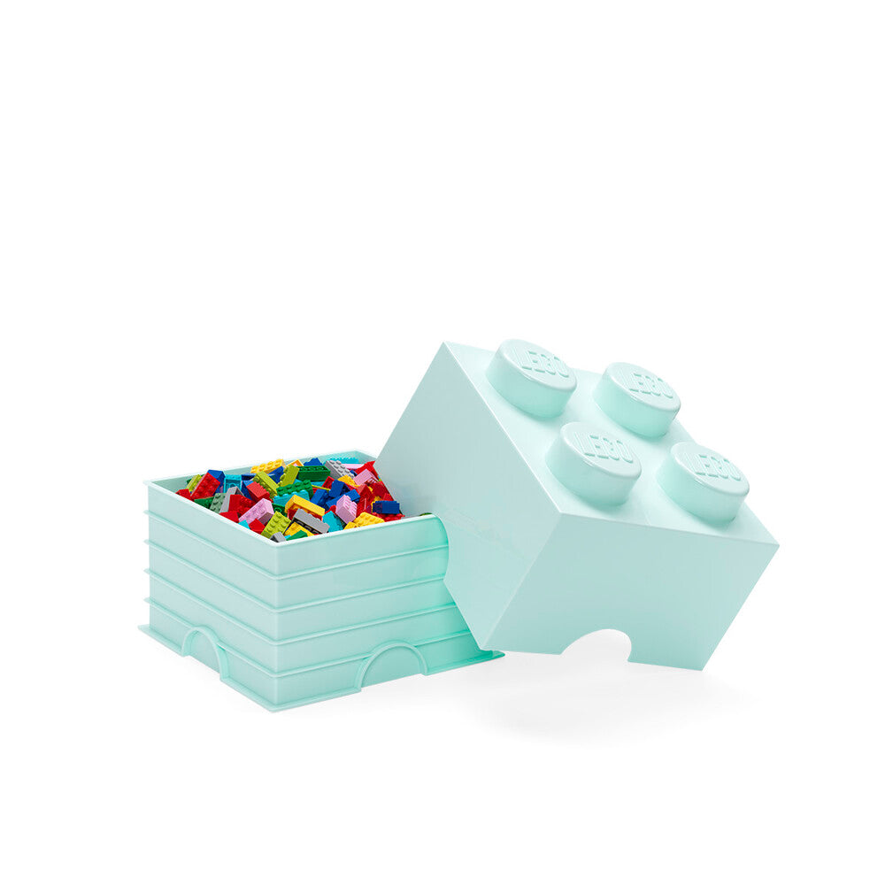 LEGO opbevaringskasse 4 - aqua