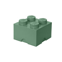 LEGO opbevaringskasse 4 - sand grøn