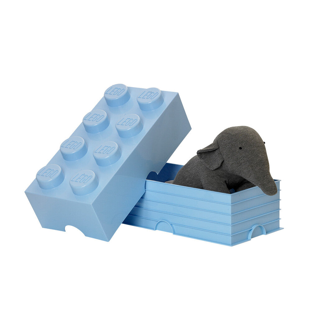 LEGO opbevaringskasse 8 - lyseblå
