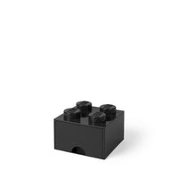 LEGO opbevaringskasse med skuffe - sort