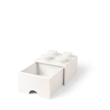 LEGO opbevaringskasse med skuffe - hvid