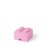 LEGO opbevaringskasse med skuffe - lyserød