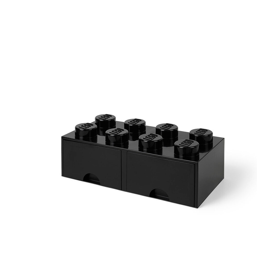 LEGO opbevaringskasse med skuffer - sort